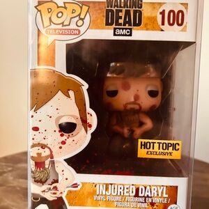 Funko Pop! The Walking Dead Injured Daryl #100 Hot Topic Exclusive Vinyl Figure